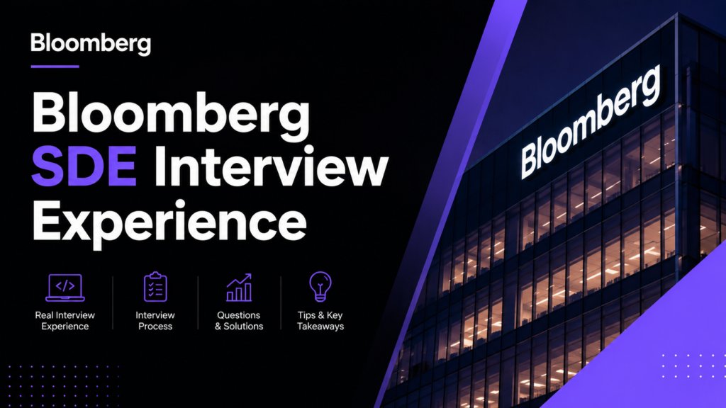 Bloomberg 26NG SDE 面试复盘|已拿 Offer 完整流程分享 Bloomberg 26NG SDE 面试复盘|已拿 Offer 完整流程分享