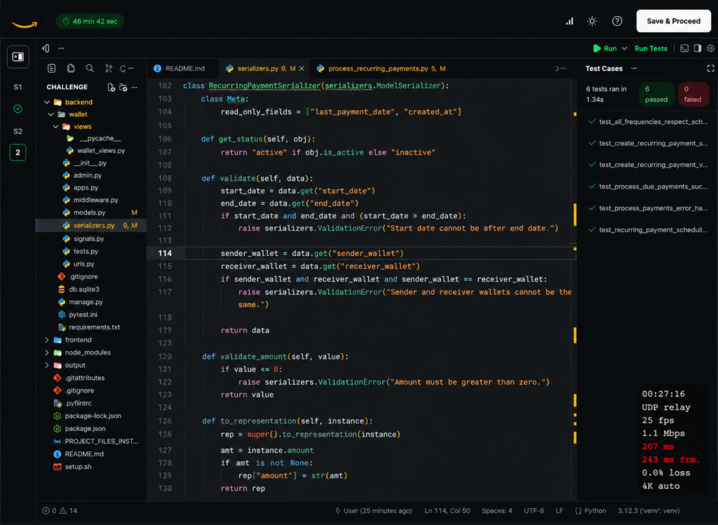 Amazon SDE OA 7月新鲜面经|第二题 AI Coding,一次 AC 全记录 Amazon SDE OA 7月新鲜面经|第二题 AI Coding,一次 AC 全记录