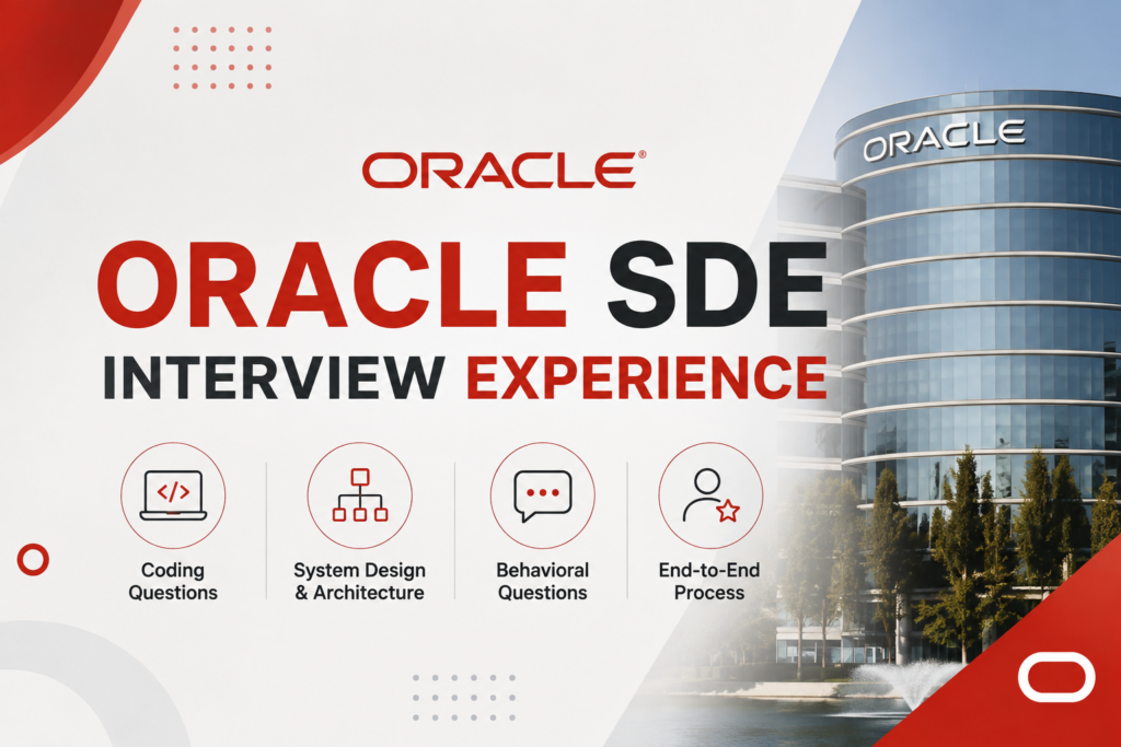 Oracle SDE 四轮面经｜8.31，一天连着四小时打完