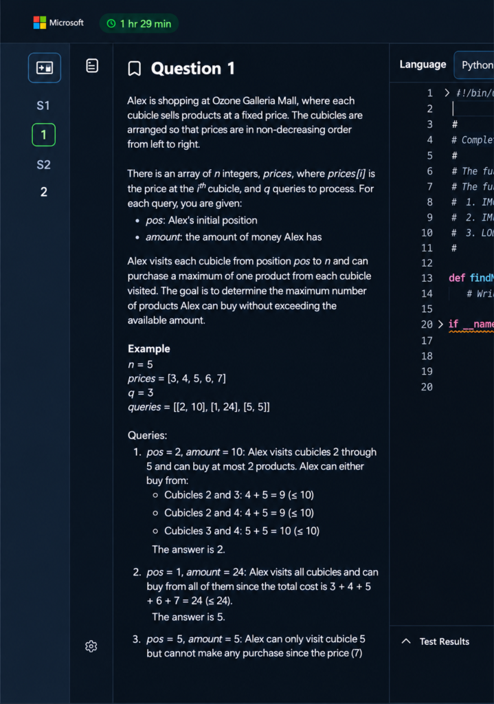 Microsoft OA 真题解析：两道 Coding 真题与解题思路